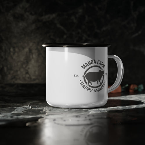 Enamel Farm Mug
