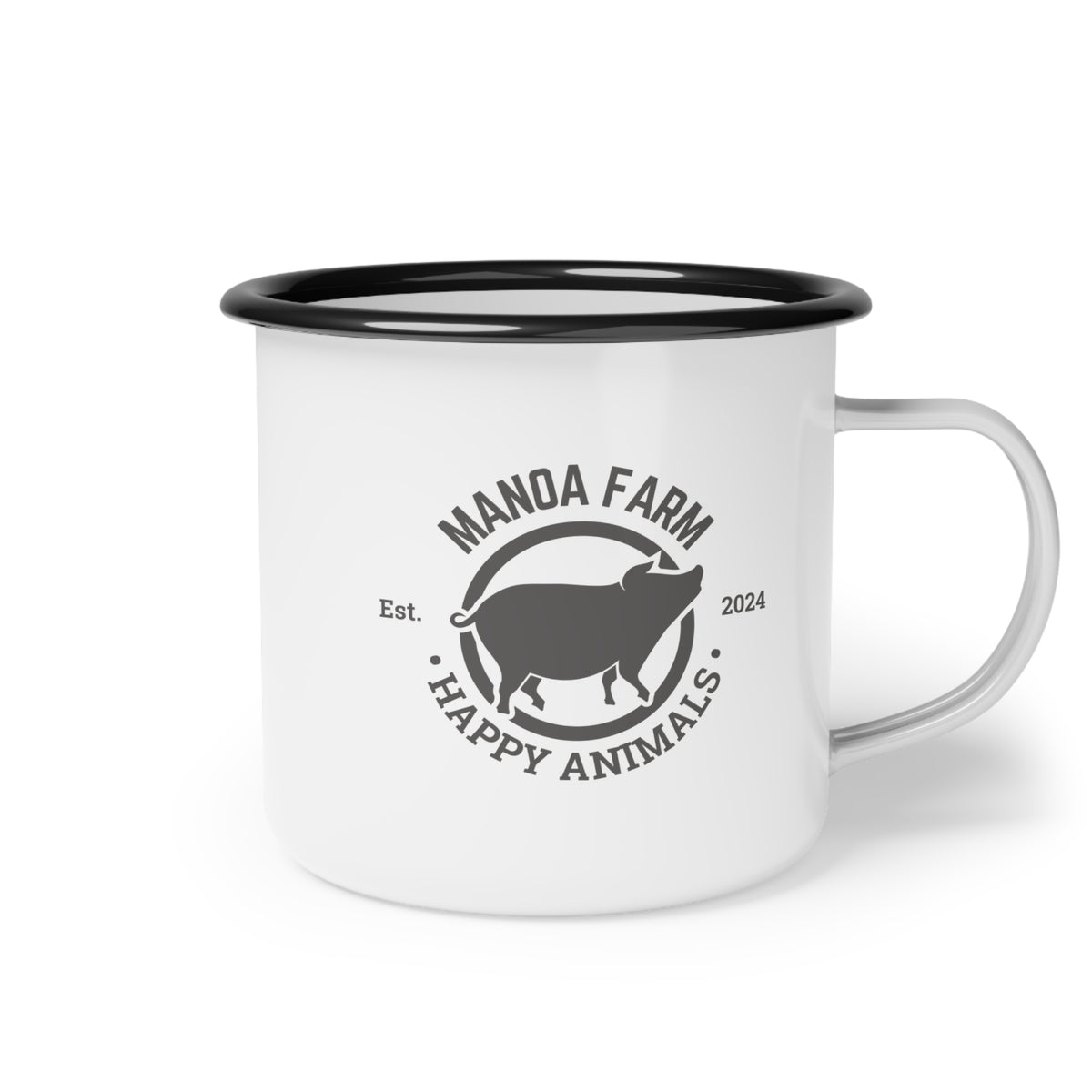 Enamel Farm Mug